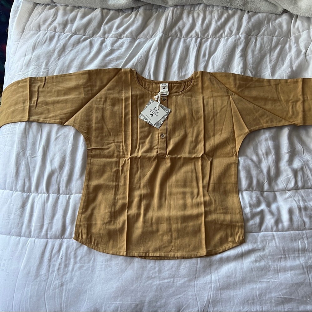 Kate Quinn Organic Cotton Sateen Boxy Top